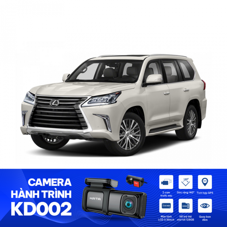 Lắp Camera Hành Trình KATA Xe Lexus LX570 2021